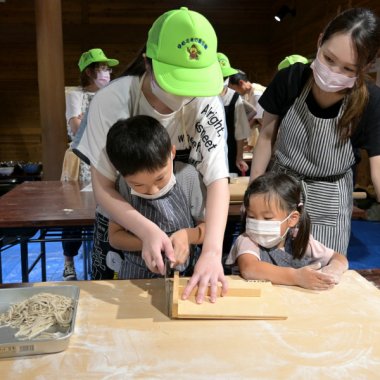 【申込要／先着順】そば打ち体験【ゆめさきの森公園】