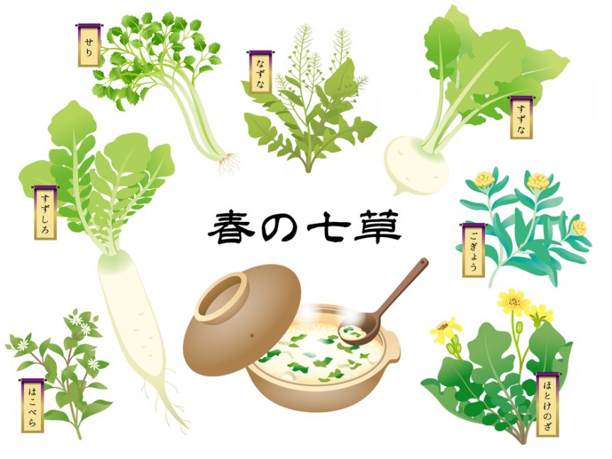 【要申込／先着順】春の七草粥を食べてみよう 【国見の森公園】