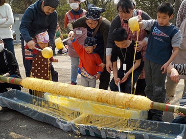 【2/2受付開始】みんなで作ろう!本格派の巨大バウムクーヘン!!【三木山森林公園】