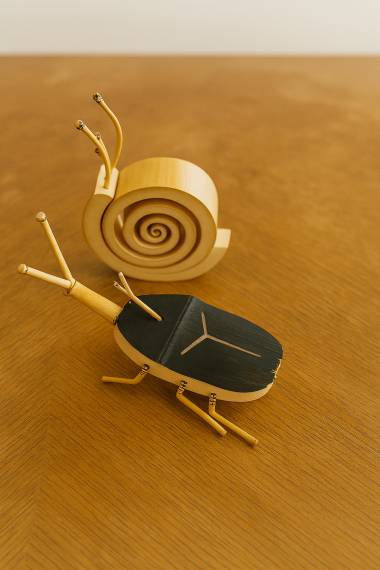 竹でこんちゅう作り