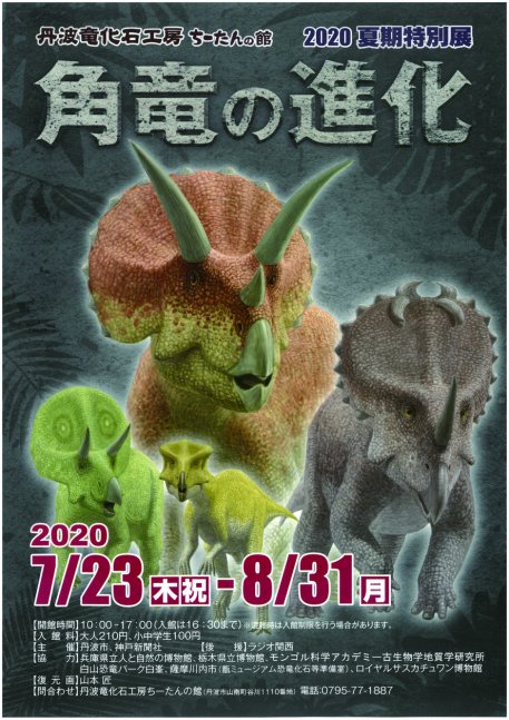 2020年 夏季特別展「角竜の進化」