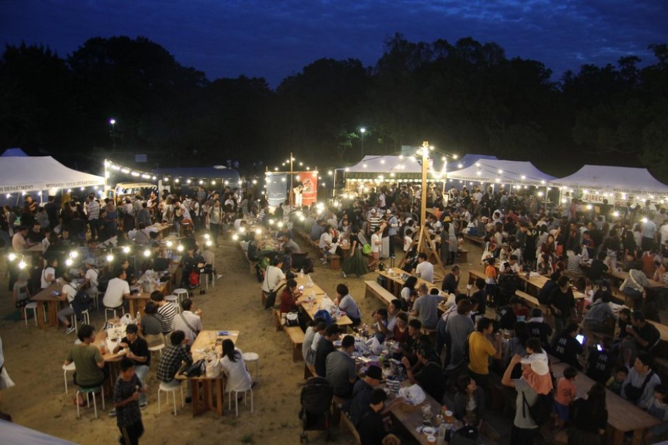 ムサシオープンデパート夜市【日岡山公園 芝生広場】