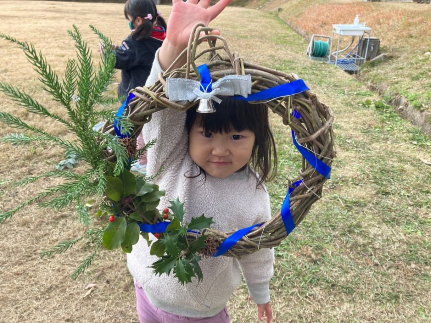 MORINOWA「ぽかぽか焚き火じかんとクリスマスリースづくり」【神戸三田アウトドアビレッジTEMIL】