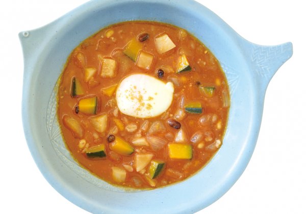 雑穀と野菜のトマト味噌スープ【スープレシピ】