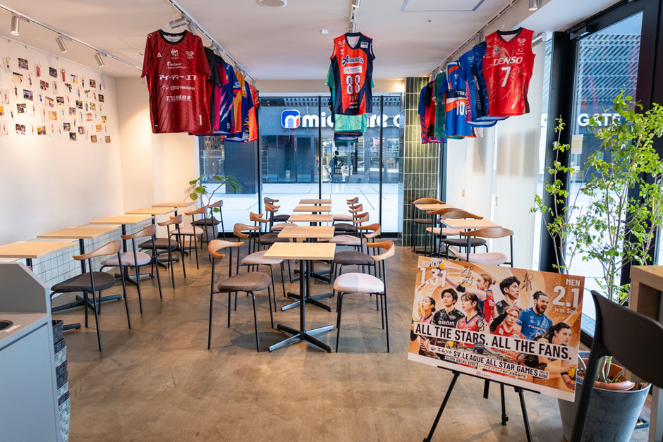 SVリーグ オールスターゲームズ コラボカフェ