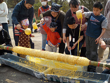 【2/2受付開始】みんなで作ろう!本格派の巨大バウムクーヘン!!【三木山森林公園】