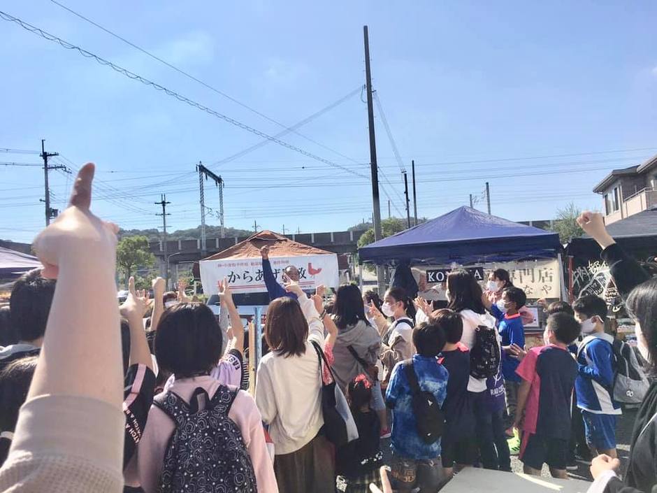 別所の小さな朝市