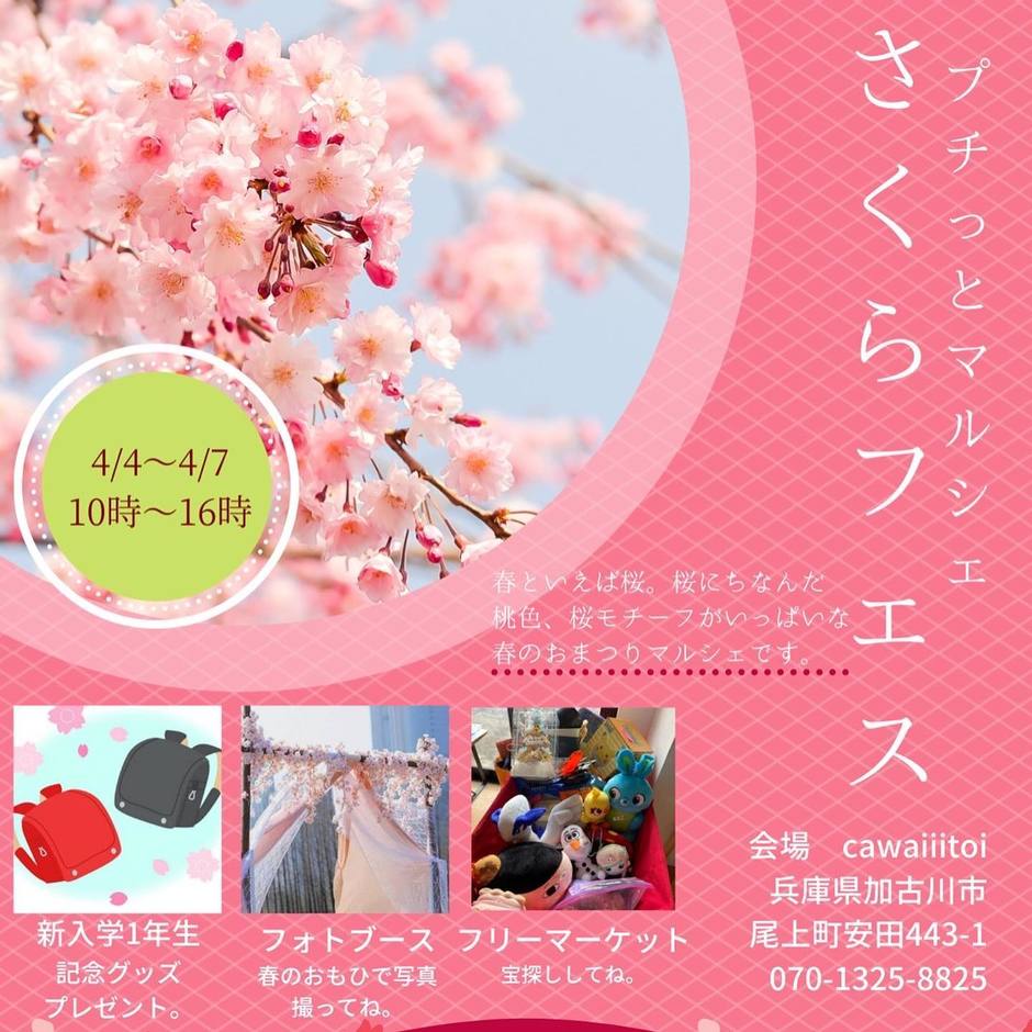 プチっとマルシェ　さくらフェス【cawaii∞itoi】