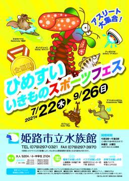 企画展「アスリート大集合！ひめすい いきものスポーツフェス」【姫路市立水族館】