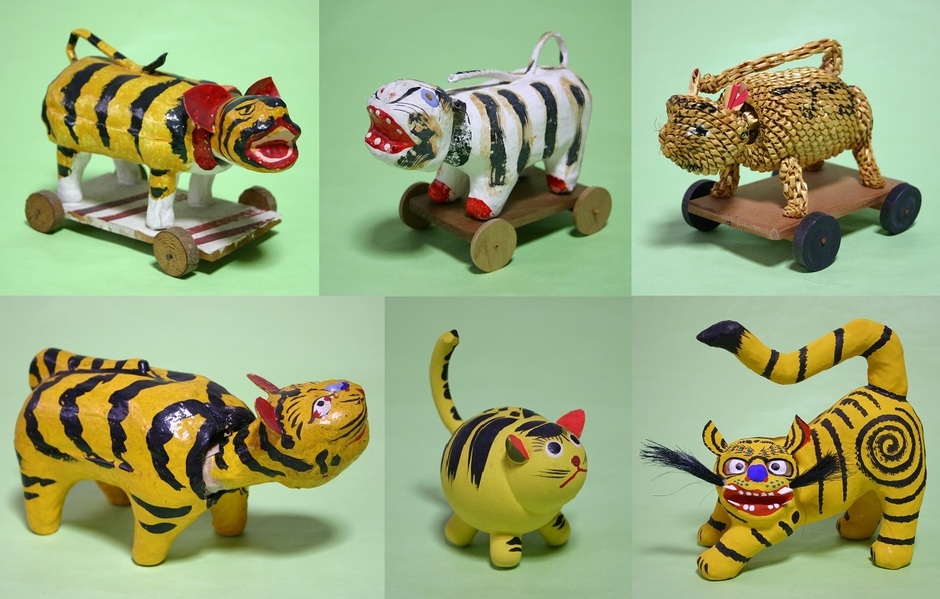 冬の企画展　虎の郷土玩具展【日本玩具博物館】