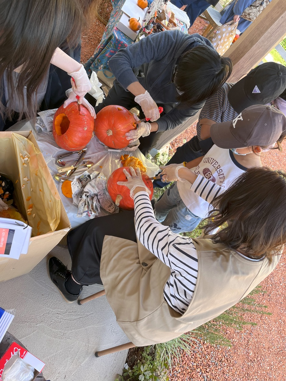 かぼちゃランタンづくりバーベキュー【ザッパ村】