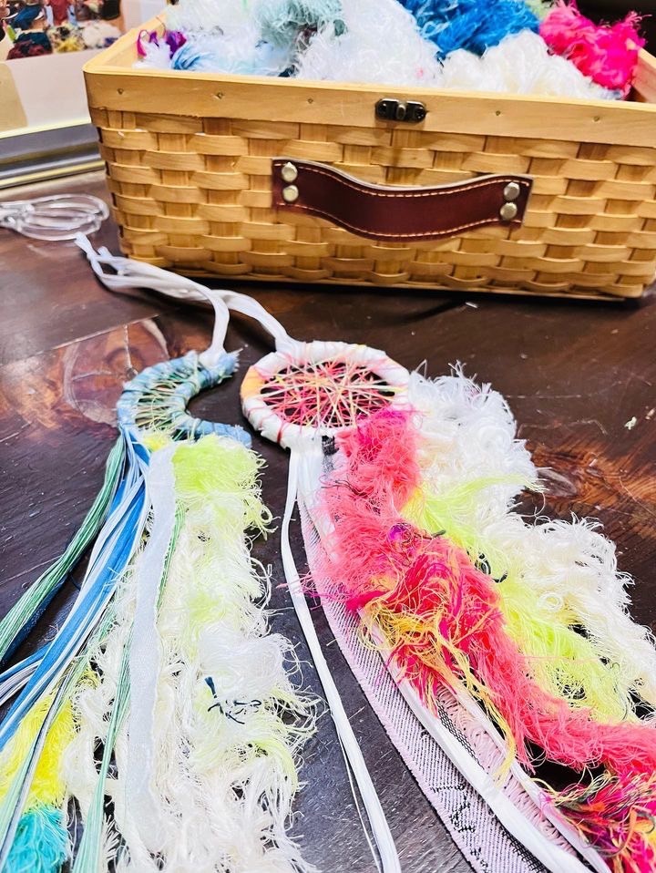播州織×SDGs作品展　幸運のお守りドリームキャッチャー【イオンモール加西北条】
