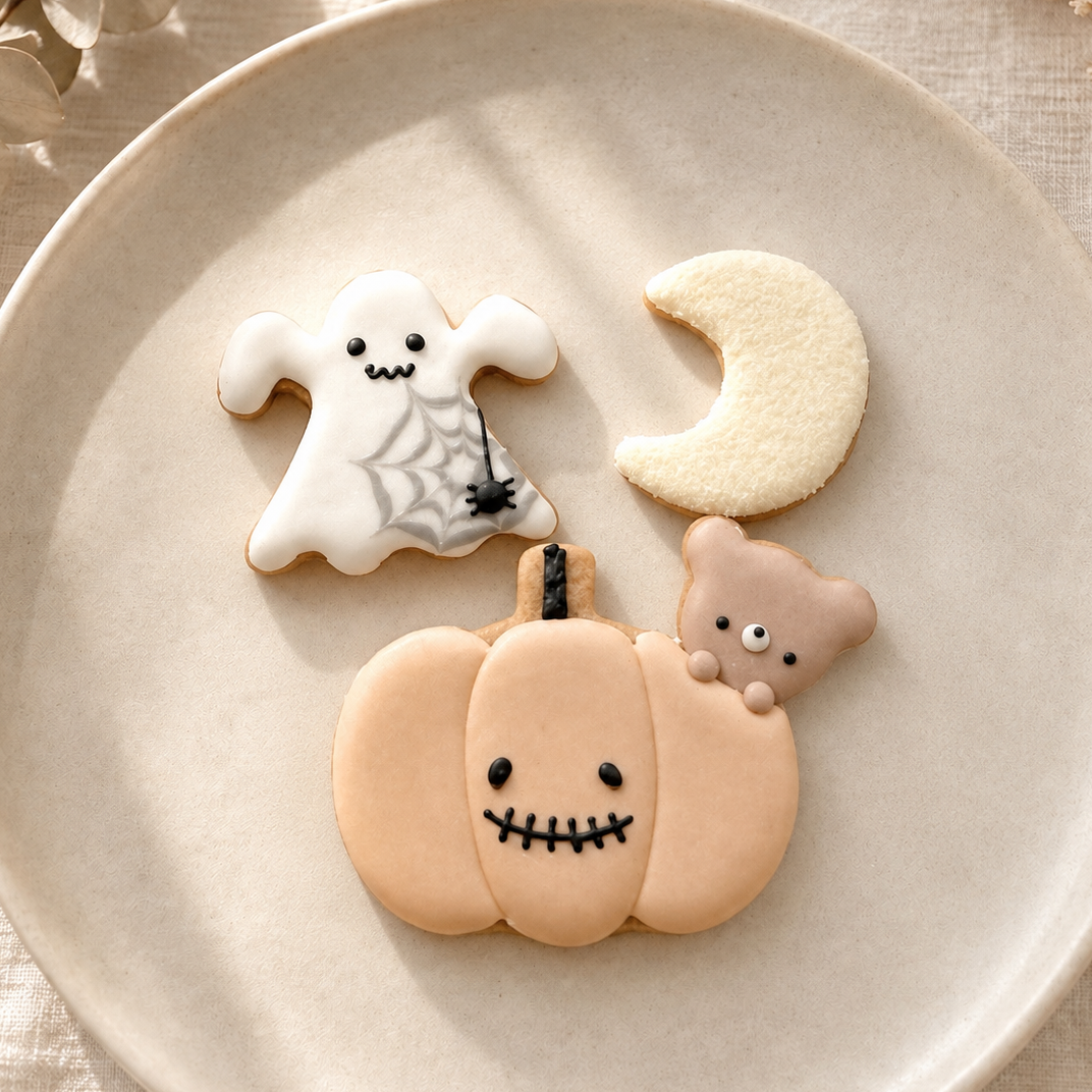 ハロウィンクッキーづくり