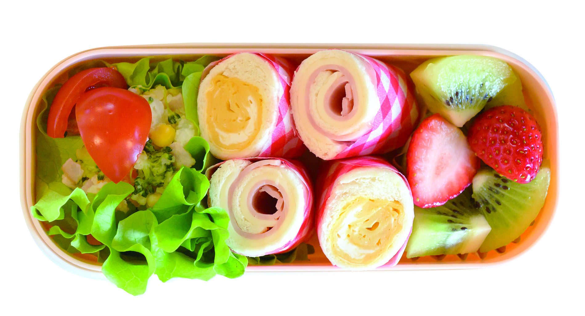 ロールサンド咲く！お花畑べんとう