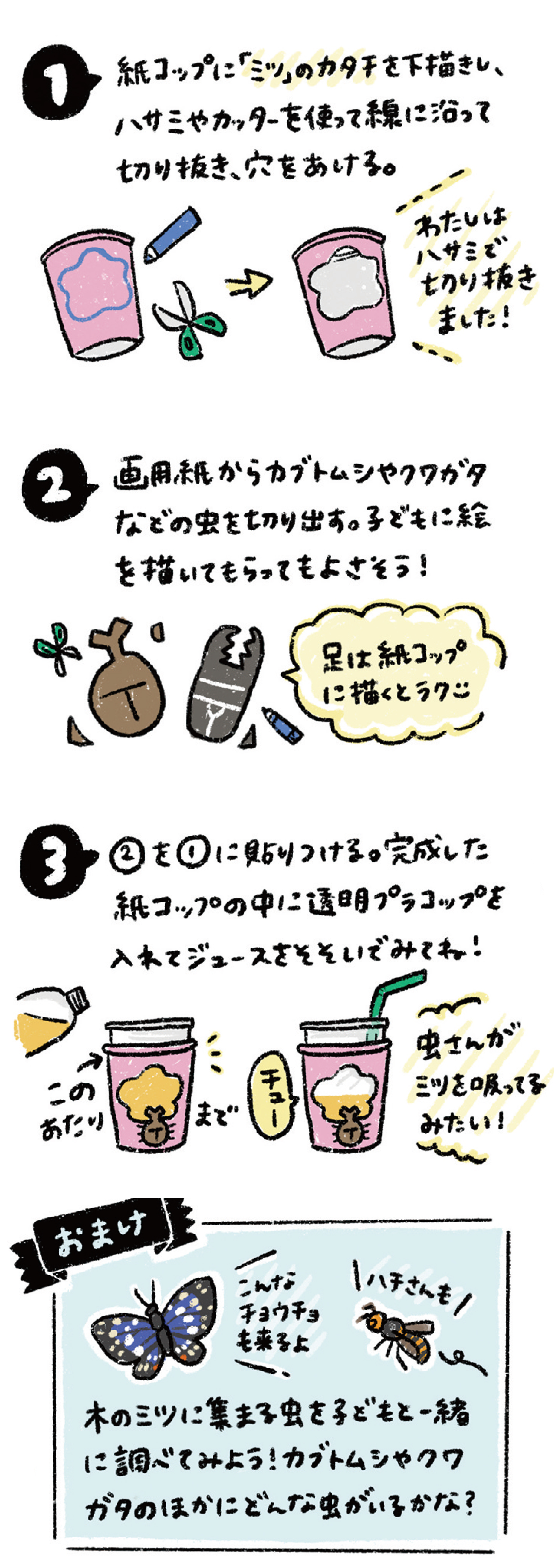 トイレットペーパーの芯で街づくりあそび