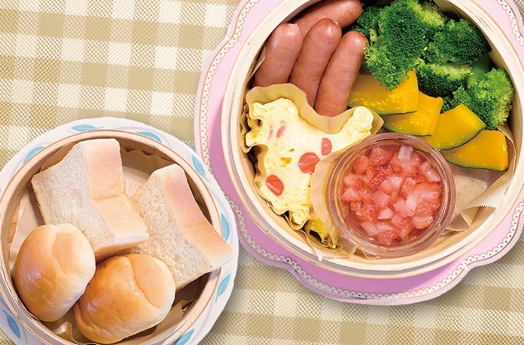 せいろの洋風朝ごはん