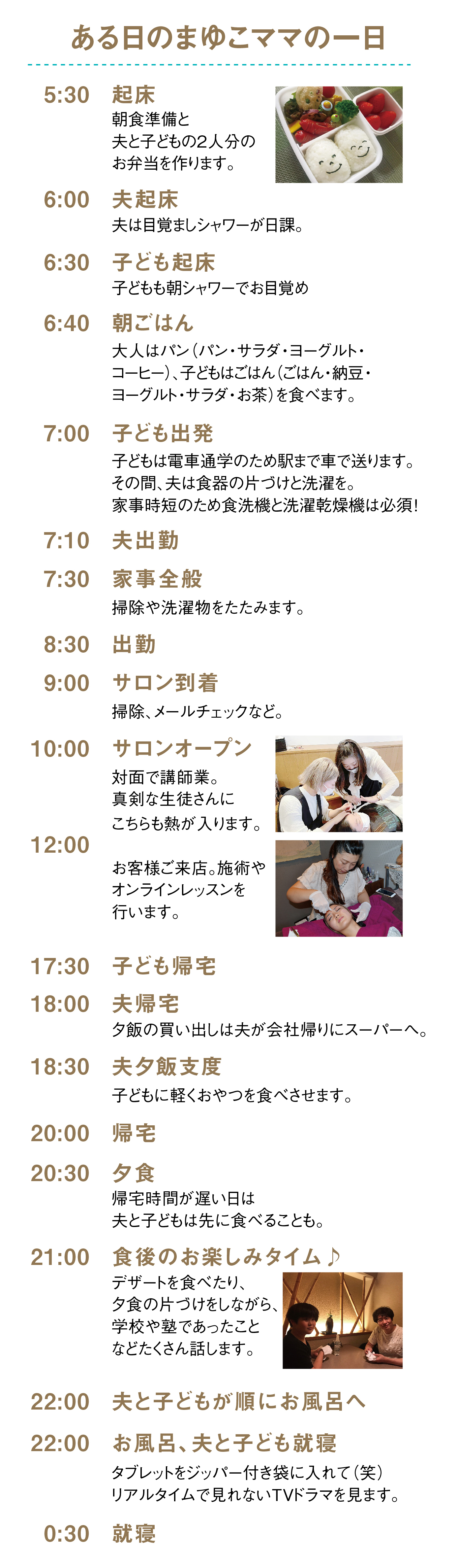 ある日のゆかりママの1日
