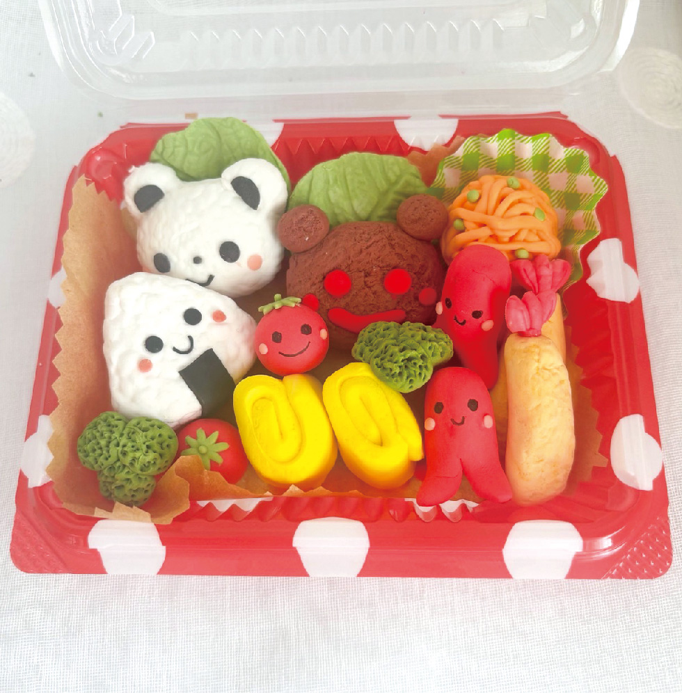 樹脂粘土でお弁当づくり