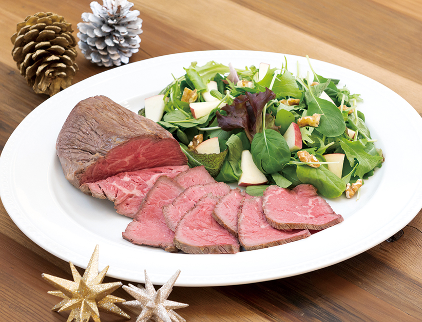 切り株みたいなローストビーフ