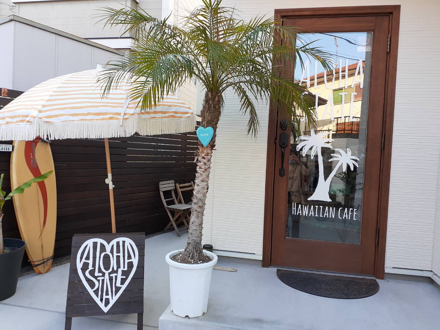 hawaiian cafe  ALOHA STATE