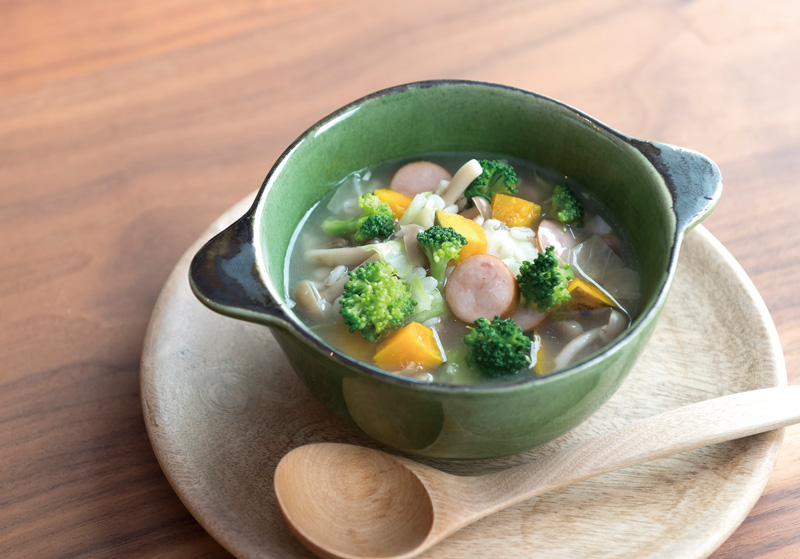 カボチャのさっぱりリゾット