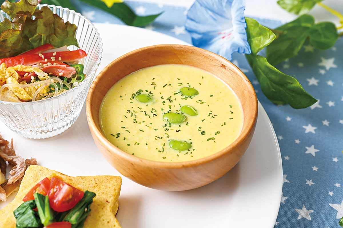 冷製コーンスープ