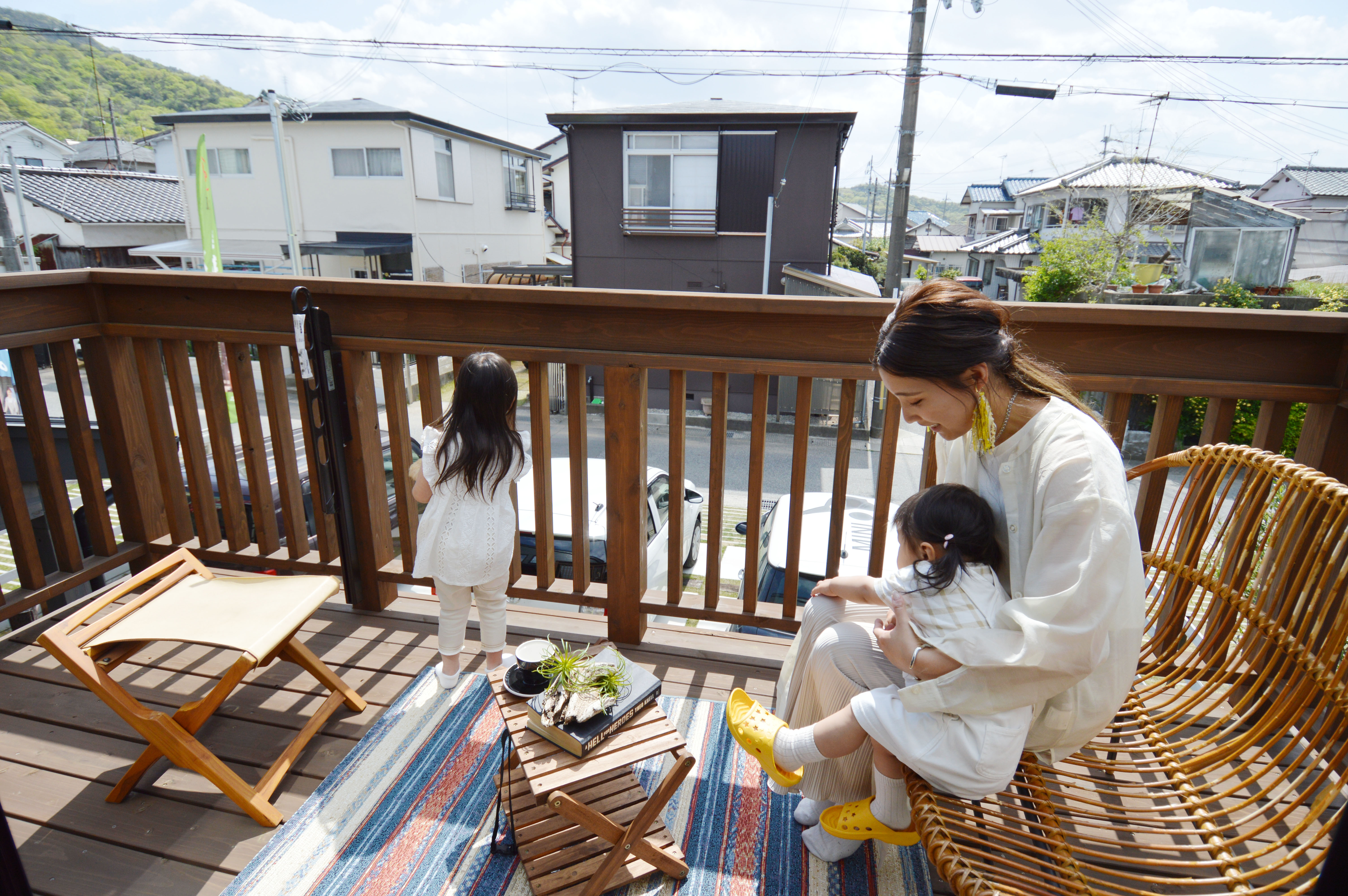 ウッドバルコニー