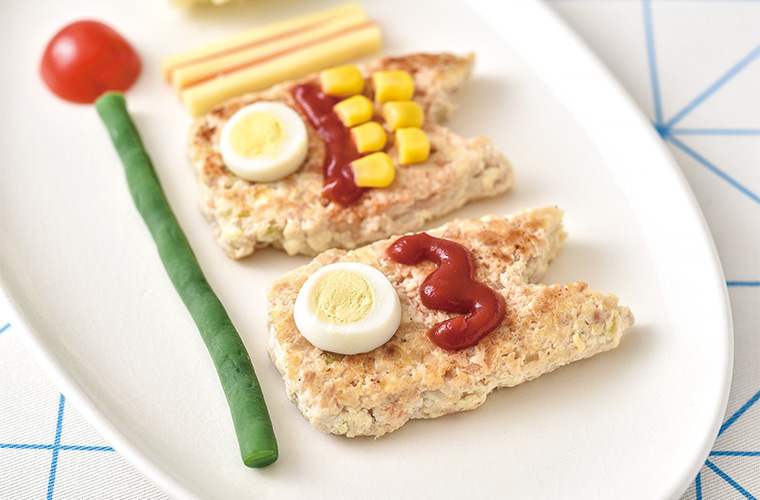 こいのぼりハンバーグ