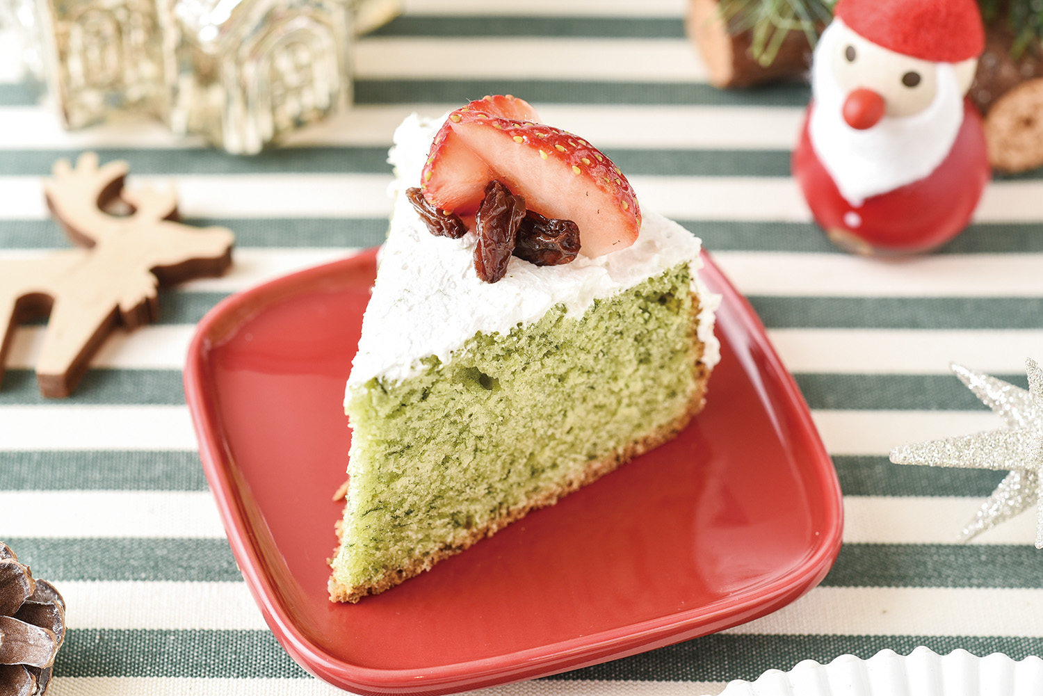 小麦粉・牛乳・卵不使用レシピ♪ほうれん草ケーキ