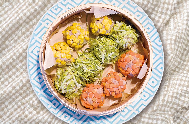せいろの中華風晩ごはん
