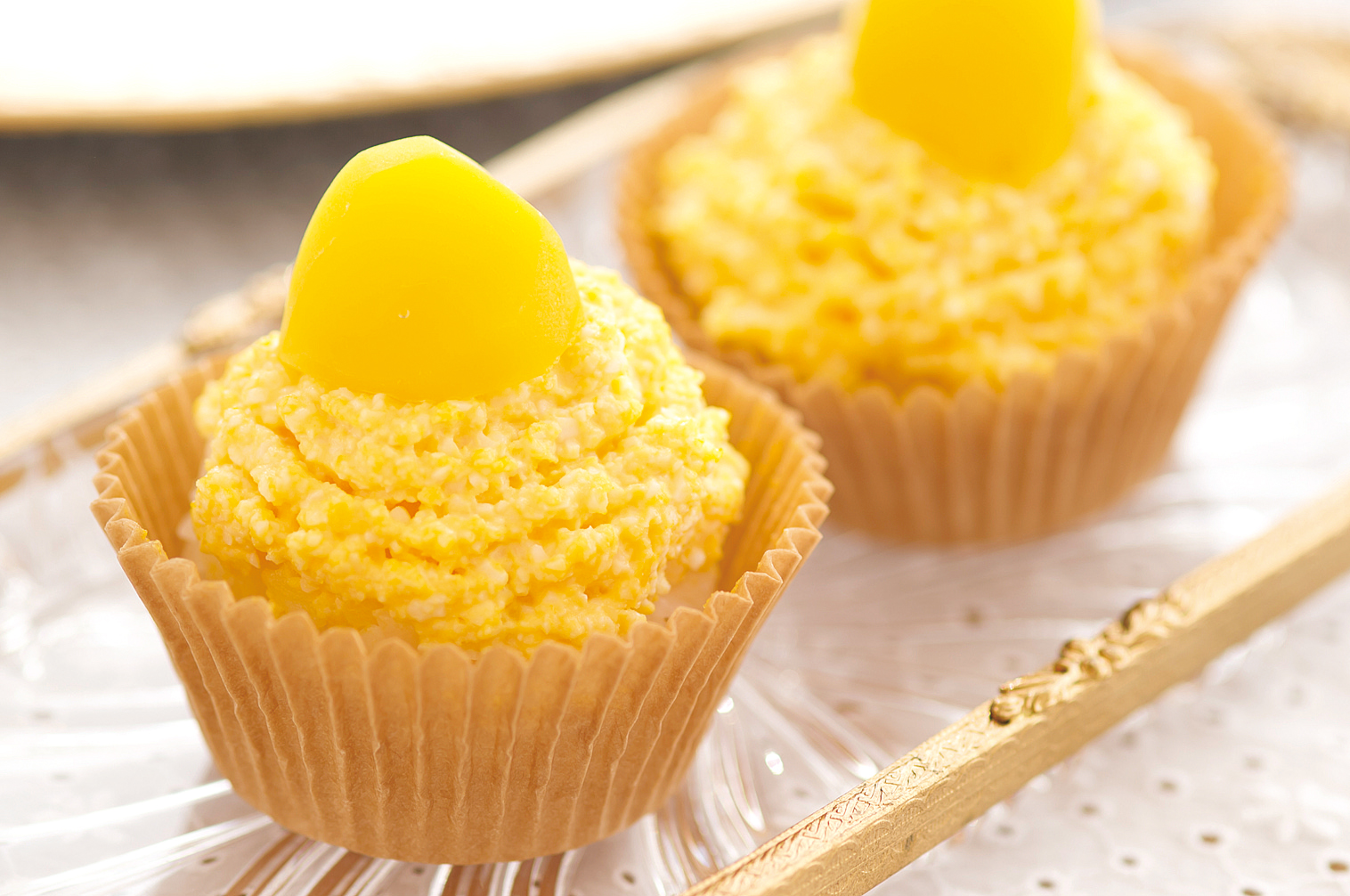 ふわふわたまごのモンブラン寿司