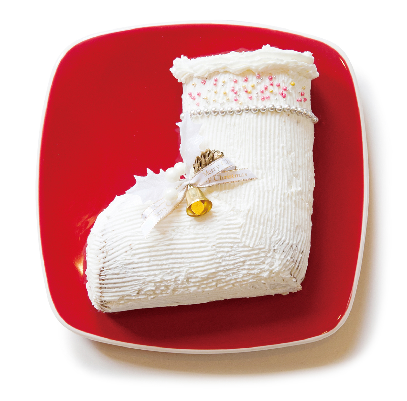 ブーツのクリスマスケーキ
