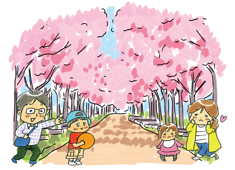 おの桜づつみ回廊